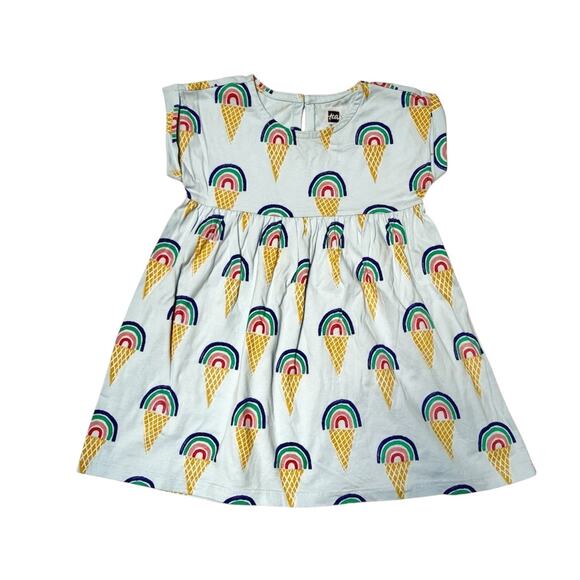 Tea Collection Rainbow Ice Cream Empire Dress 18-24m - Picture 1 of 5